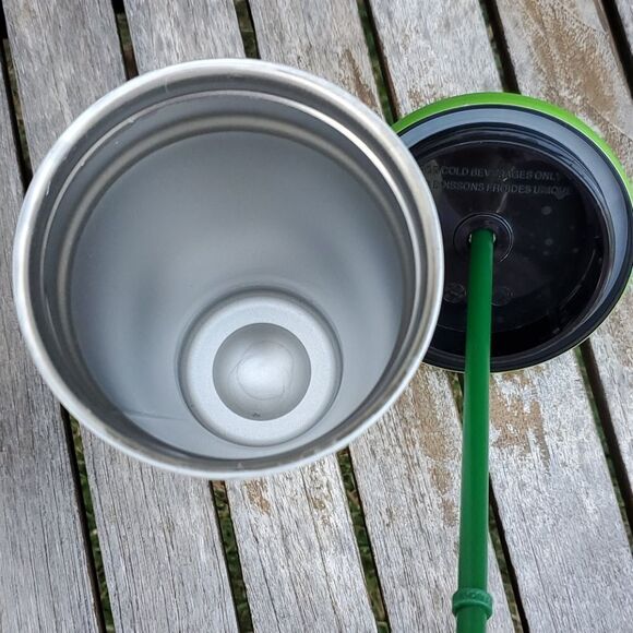 Starbucks White 2012 Chiseled SS Tumbler 16 oz. - Picture 5 of 6